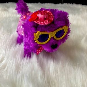 Walking barking Dog with Glasses